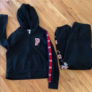Victoria’s Secret pink 2 piece track/jogging set